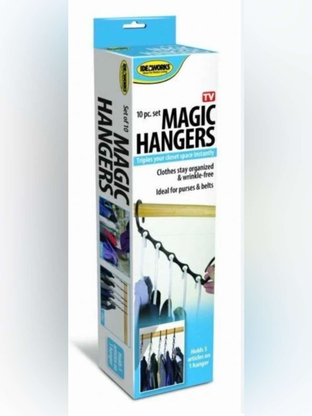NIB~ Set of 10 Magic Hangers